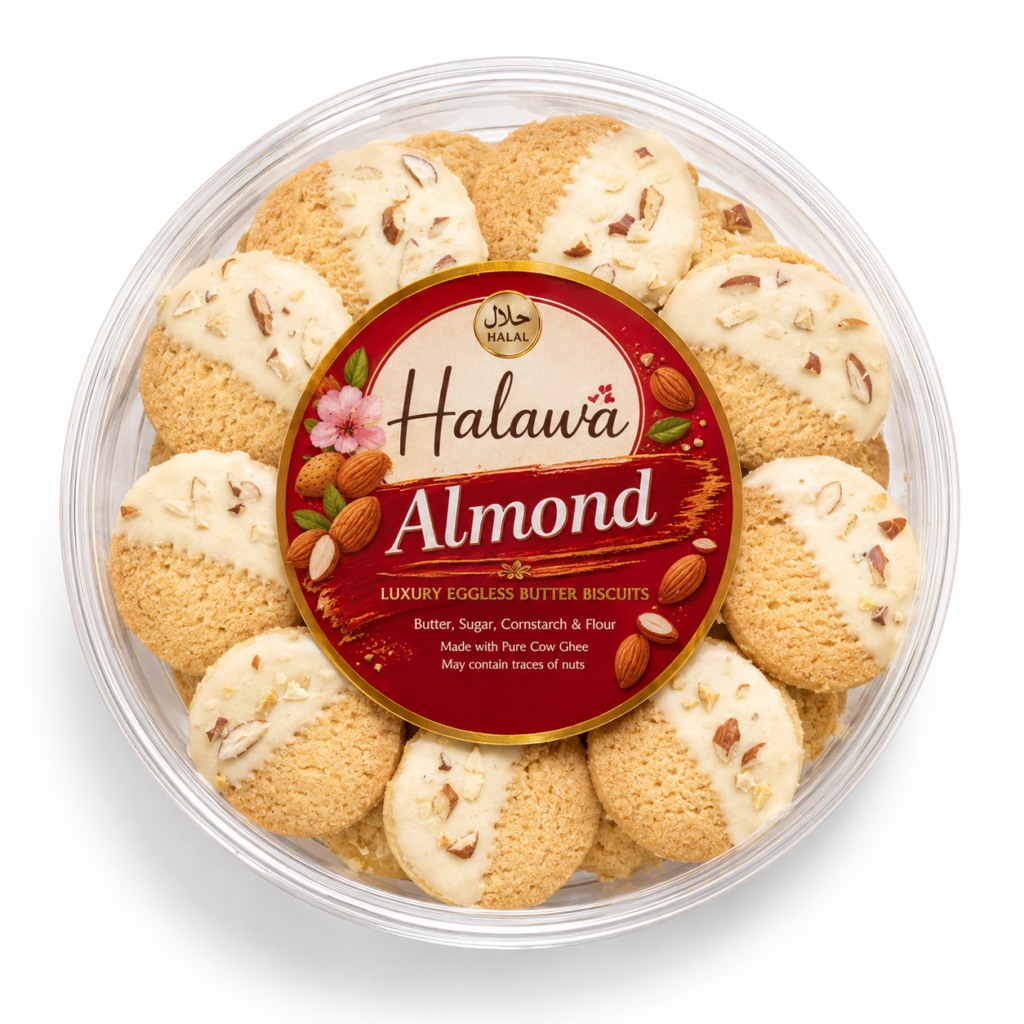 Almond Luxury Eggless Butter Biscuits (400g)