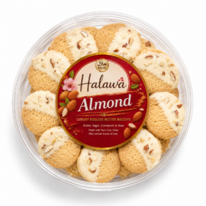 Almond Luxury Eggless Butter Biscuits (400g)